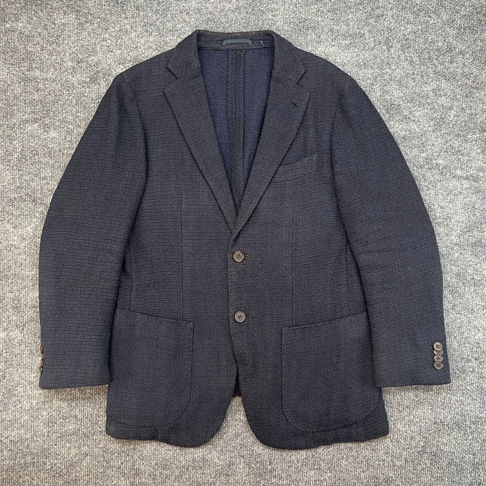 Suitsupply Blazer Mens 38R Drop 6 Havana Patch Sports Coat Unlined *Flaws*